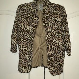 Cheetah print Blazer